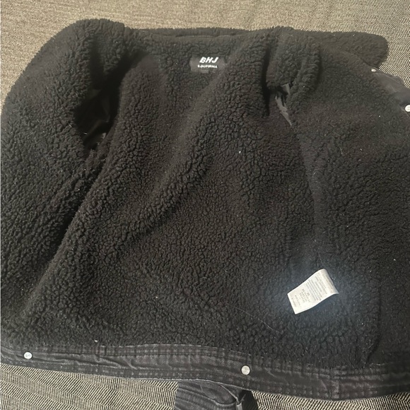 BHJ Black jean jacket size small - Picture 3 of 5